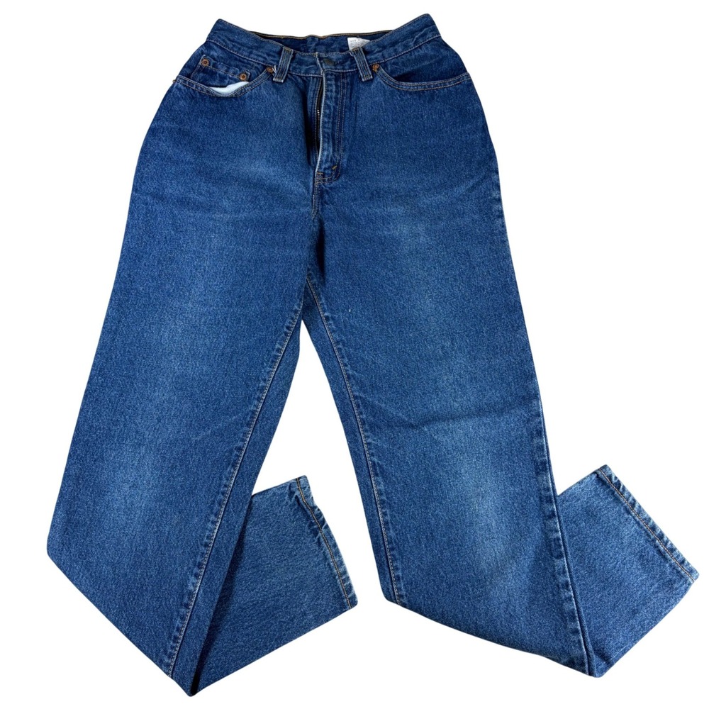 Levi's 550 Relaxed Fit Tapered Jeans High Waist Blue Sz 10 Cotton Vintage Womens
